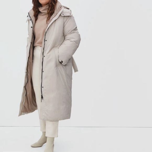 Everlane Duvet Puffer - Cream Puffer Jacket - Picture 13 of 16